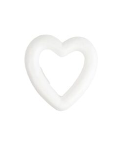 Heart 20cm Polystyrene 20x20x4cm 1pc