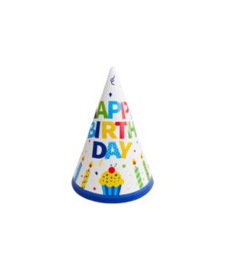 Birthday Boy Paper Hat 6inch 10pcs