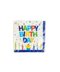 Birthday Boy Lunch Napkins 33x33cm