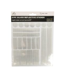 Silver Reflective Stickers 21pc