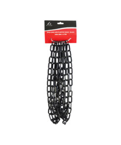Black Plastic Chain 6mm x 75cm 5pc