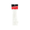 White Plastic Chain 6mm x 75cm 5pc