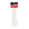 White Plastic Chain 6mm x 75cm 5pc