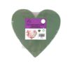 Heart Shape Oasis Foam Block 29x29x4cm 1pc