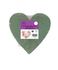 Heart Shape Oasis Foam Block 29x29x4cm 1pc