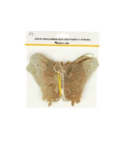 Golden Hollowed-out Butterfly String 1.8m