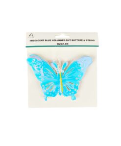 Iridescent Blue Hollowed-out Butterfly String 1.8m