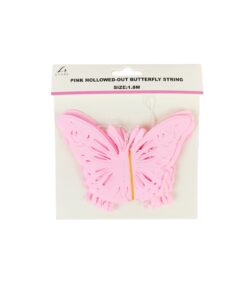 Pink Hollowed-out Butterfly String 1.8m