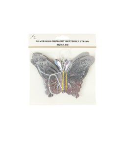 Silver Hollowed-out Butterfly String 1.8m