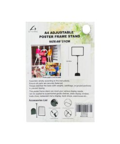 A4 Poster Frame Stand 21x88cm