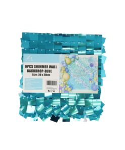 Blue Shimmer Wall Panels 6pc