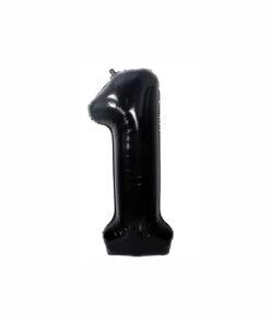 Black Foil Number Balloon 1