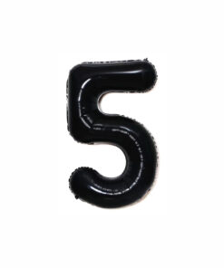Black Foil Number Balloon 5