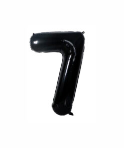 Black Foil Number Balloon 7