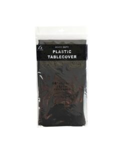 Black Table Cover Round 213x213cm