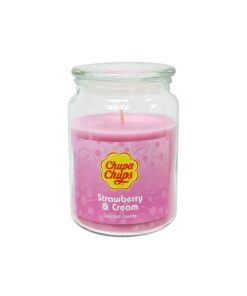 Strawberry Cream Chupa Chups Candle 18oz Jar