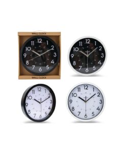 Big Numbers Clock 25cm Assorted