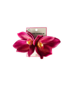 Double Cymbidium Flower Hairclip 15cm