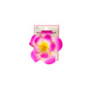 Hot Pink Frangipani Flower Hairclip 9cm