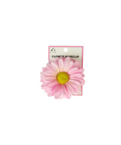 Pink Chrysanthemum Flower Hairclip 9cm