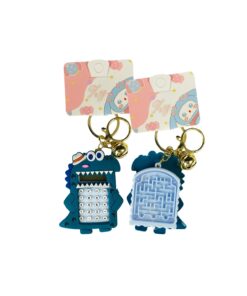 Dinosaur Calculator Keychain 7cm Assorted