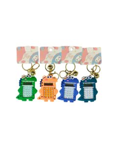Dinosaur Calculator Keychain 7cm Assorted