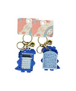 Dinosaur Calculator Keychain 7cm Assorted