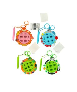 Magnetic Drawing Board Keychain 8cm Assorted