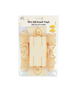 Eid Snack Trays 14x8x4.4cm 6pc