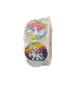 Unicorn Sticker Roll 2.5x2.5cm 500pc