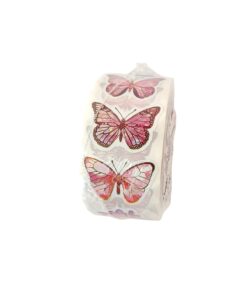 Butterfly Sticker Roll 2.5x2.5cm 500pc