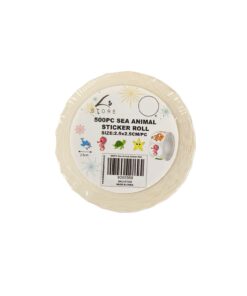 Sea Animal Sticker Roll 2.5x2.5cm 500pc