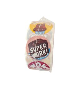 Encouragement Sticker Roll 2.5x2.5cm 500pc