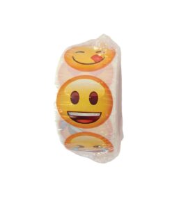 Big Emoji Sticker Roll 2.5x2.5cm 500pc