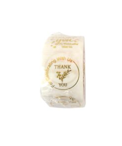 Hot Stamping Thank You Sticker Roll 2.5x2.5cm 500pc