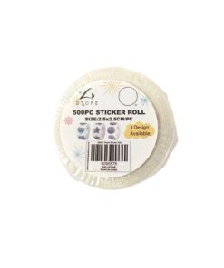 Bling Sticker Roll 2.5x2.5cm 500pc