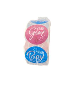 Boy or Girl Sticker Roll 2.5x2.5cm 500pc