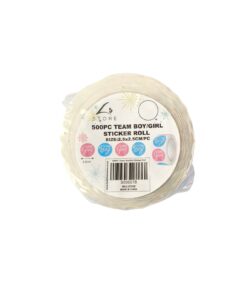 Boy or Girl Sticker Roll 2.5x2.5cm 500pc