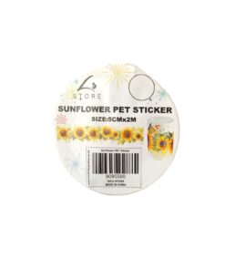 Sunflower PET Sticker 5cmx2m
