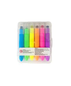 Neon Color Washable Crayon 6pc