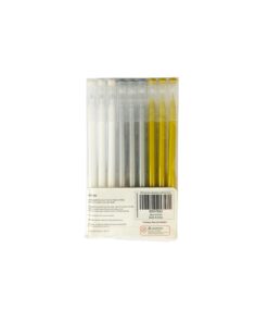 Gold Silver White Color Gel Pen 9pc