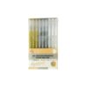 Gold Silver White Color Gel Pen 9pc