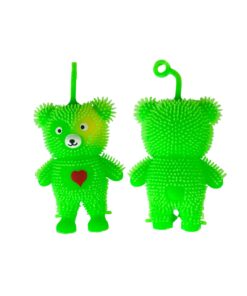 Luminous Fluffy Hairy Bear 11cm Assorted