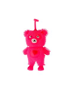 Luminous Fluffy Hairy Bear 11cm Assorted