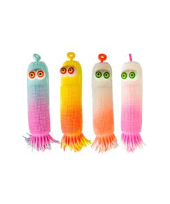 Luminous Fluffy Hairy Octopus 24cm Assorted