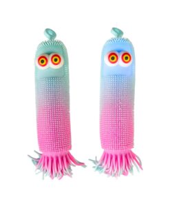 Luminous Fluffy Hairy Octopus 24cm Assorted