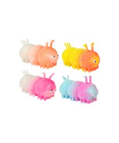 Luminous Fluffy Hairy Caterpillar 11cm Assorted