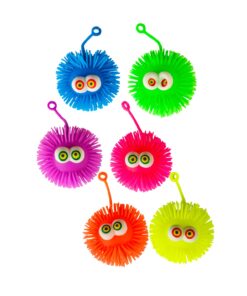 Luminous Fluffy Hairy Ball 11cm Assorted