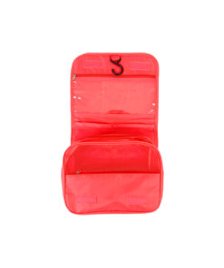 Red Hanging Toiletry Bag 24x42cm