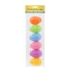 Jumbo Pastel Easter Fillable Eggs 7cm 6pk